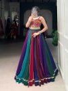 Nnk1686 Multi Color Georgette Navratri Lehenga Choli